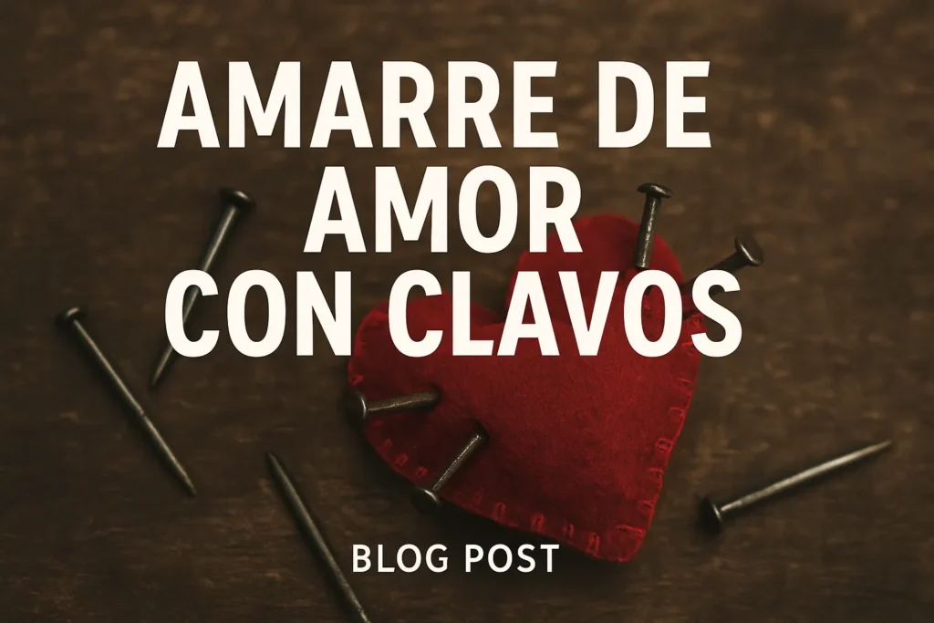 amarre de amor con clavos