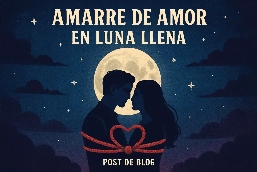 amarre de amor en luna llena