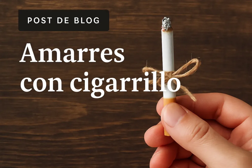 amarres con cigarrillo